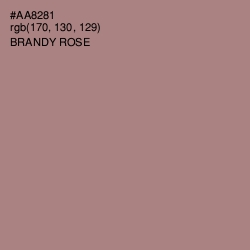 #AA8281 - Brandy Rose Color Image